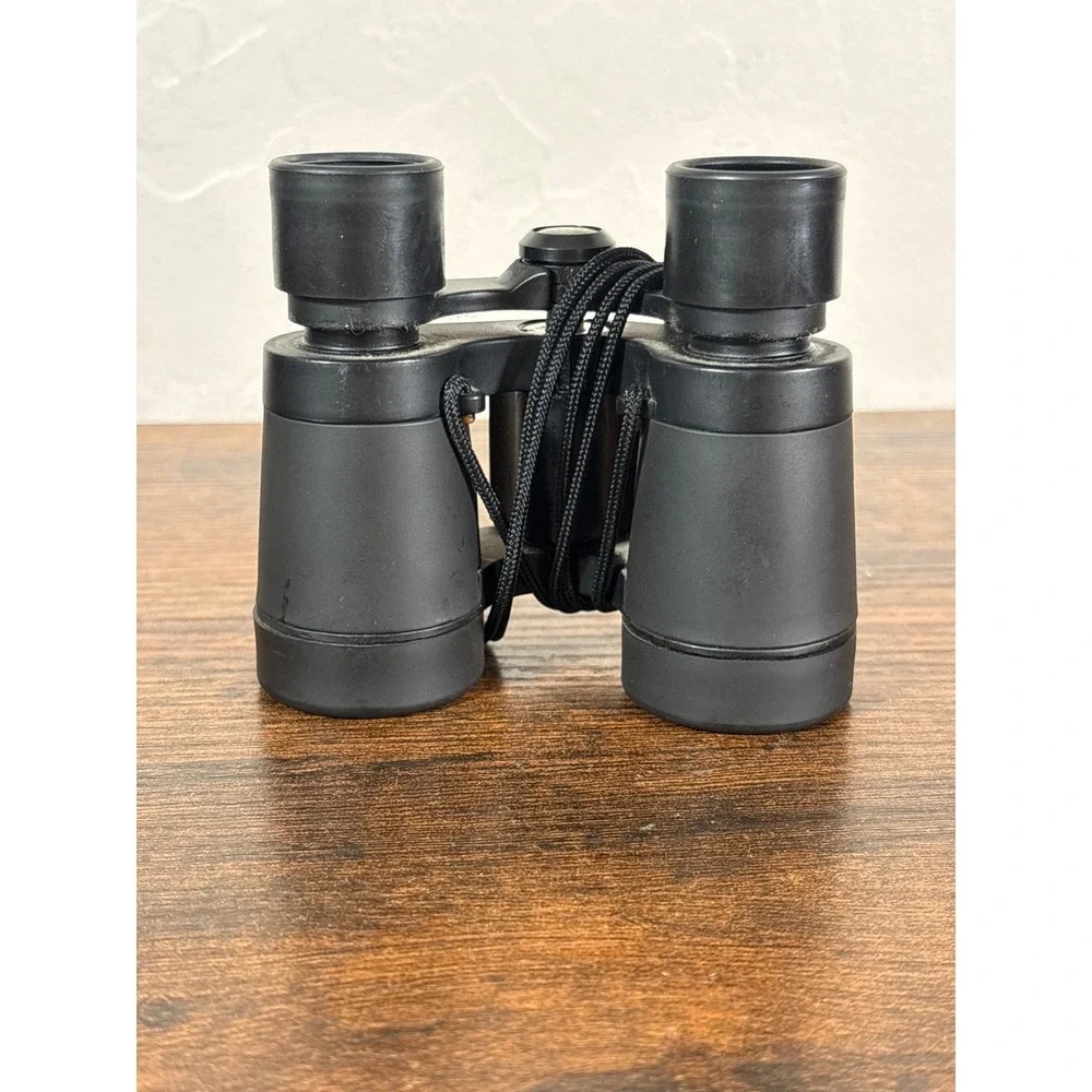 Bushnell PowerView 4x30 Binoculars Black Compact InstaFocus Model 13-0430